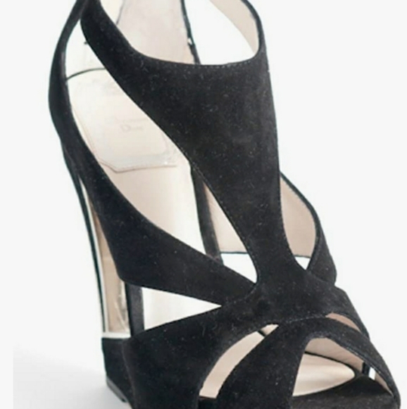 Christian Dior Cutout Wedge Sandal - Picture 6 of 6
